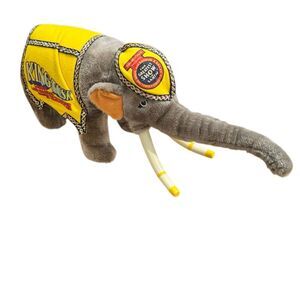RINGLING BROS and BARNUM & BAILEY, Vintage 1980s King Tusk Plush 21” Length